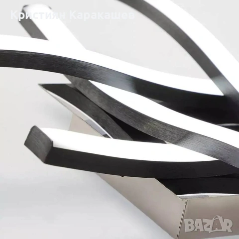 Полилей с 4 рамена в мрежест дизайн, снимка 5 - Лампи за стена - 54276028