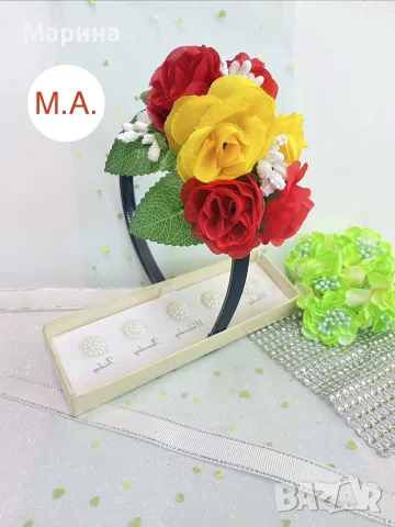 Китка за глава, вариант 35, снимка 2 - Аксесоари за коса - 55690340