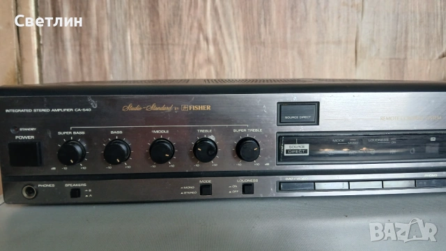 Fisher Ca 540 Studio Standard - усилвател, снимка 2 - Ресийвъри, усилватели, смесителни пултове - 54720622