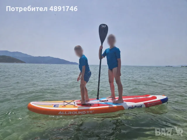 Надуваем падълборд Mistral Allround 9'6” – пълен комплект