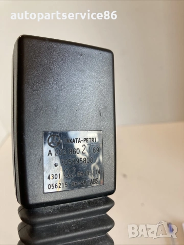 Задна лява закопчалка за колан за Mercedes CL203 C220 CDI (2007) 2038602769 , снимка 2 - Части - 55146569
