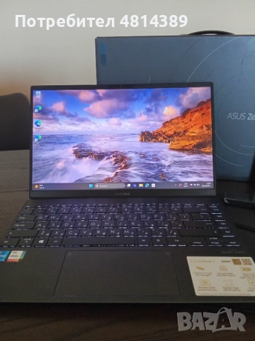 Asus Zenbook14 (UX425EA) i5 11th Gen 512GB SSD, снимка 2 - Лаптопи за работа - 54385485