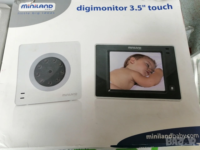 Видео бебефон Miniland 3.5" touch, снимка 4 - Бебефони - 54201973