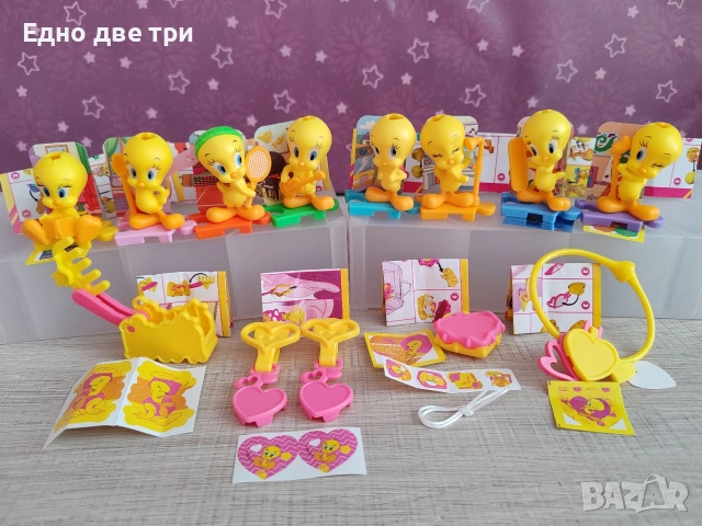 цяла колекция Kinder joy Looney Tunes Tweety 2026
