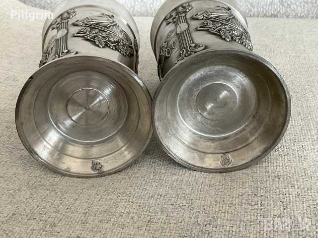 Чаша от калай, Германия, “SKS”, 95% ZINN., снимка 3 - Чаши - 55164885