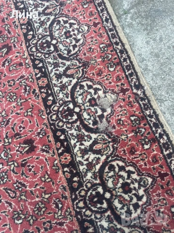 Персийски килим със забележки, снимка 3 - Килими - 54346681