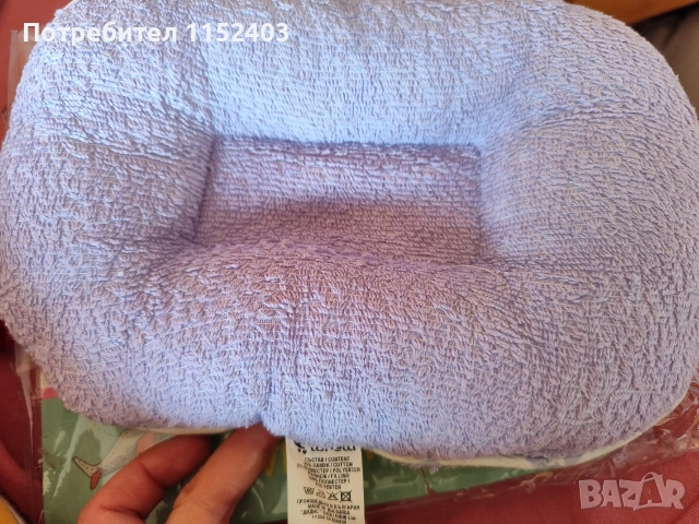 лилава възглавница за къпане на бебе Лорели