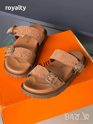 Louis Vuitton Нови Дамски Чехли Различни Цветове Луи Витон , снимка 6 - Чехли - 55082943
