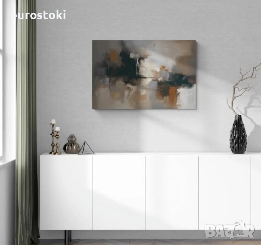 Абстракна картина 90 x 60 см, печат върху платно, голяма декоративна картина на платно, снимка 7 - Картини - 54977948