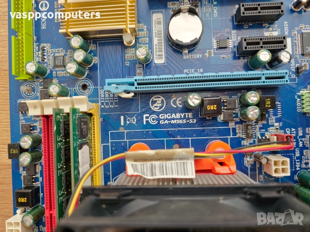 Дънна платка Gigabyte GA-M56S-S3 + процесор AMD Athlon 64 X2 4600+ 4GB DDR2, снимка 4 - Дънни платки - 55138228