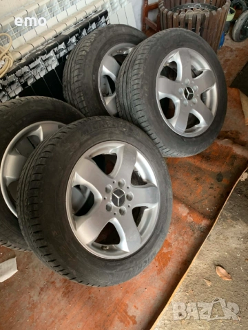 джанти с гуми за мерцедес 225 55 R16 цола, снимка 4 - Гуми и джанти - 53996417