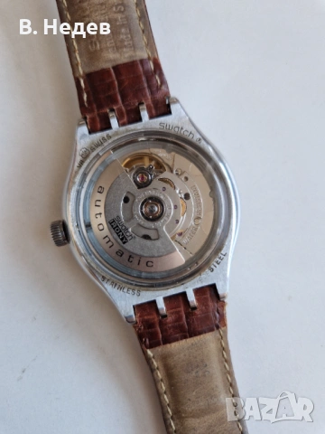SWATCH, automatic, 2842, case 37,2 mm, SWISS, снимка 6 - Мъжки - 54716954