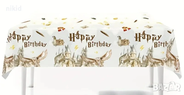 Хари Потър harry potter найлонова покривка за парти рожден ден, снимка 4 - Покривки за маси - 31196225