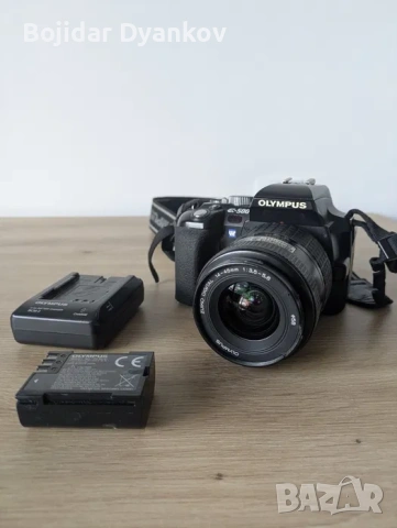 Olympus E-500 DSLR Фотоапарат за Начинаещи + Olympus 14-55mm 1:3.5-5.6 Обектив Отлично Състояние, снимка 6 - Фотоапарати - 55179290