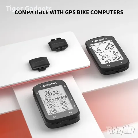 Комплект COOSPO BK9 Bluetooth/ANT+ сензори за скорост и каданс за велосипед, снимка 4 - Аксесоари за велосипеди - 55423937