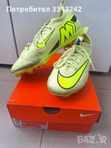 Футболни обувки NIKE Mercurial Vapor 16, снимка 4 - Детски маратонки - 54807987