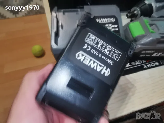 ГАЙКОВЕРТ 36V С ДВЕ БАТЕРИИ И ЗАРЯДНО 3007260847, снимка 13 - Други инструменти - 55470053