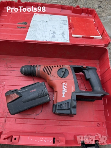 Hilti TE 7-A 36V + подарък батерия, снимка 2 - Перфоратори - 54338311