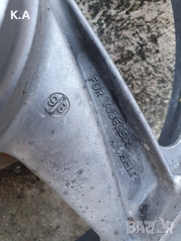 Задна джанта 17 Kawasaki ZZR 600, снимка 4 - Части - 54971276
