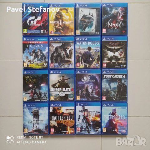 ТОП PS4 Игри от Лична Колекция: GT7, Valkyrie Elysium, MK 11, Batman, ARK Плевен/София 