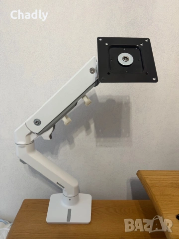 Ergotron HX Premium Monitor Arm (White) – Отлично състояние
