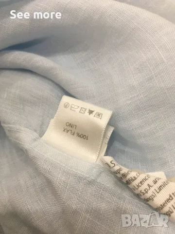 Fred Perry 100% лен мъжка риза XXL, снимка 6 - Ризи - 51221412