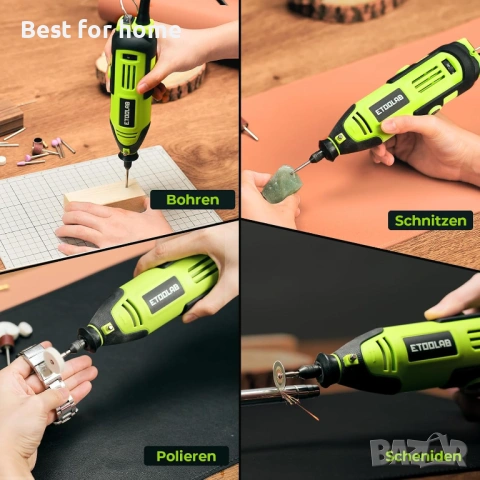 Комплект ротационни инструменти ETOOLAB 200W, снимка 6 - Друга електроника - 54815201