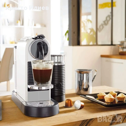 Кафемашина с капсули Nespresso Delonghi EN267 с аерочино, снимка 3 - Кафемашини - 54366031