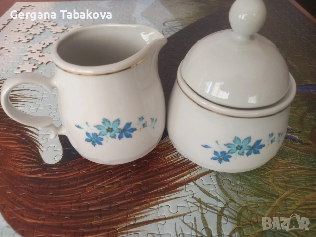 захарница и каничка за мляко 