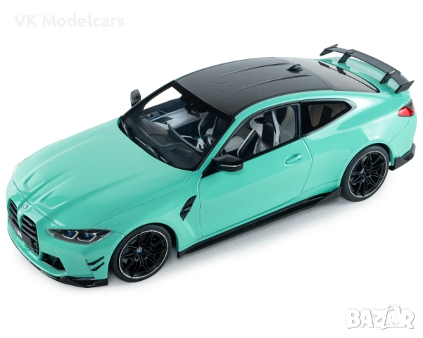 2025 BMW M4 Performance Parts, 1:18 Solido Works Turquoise