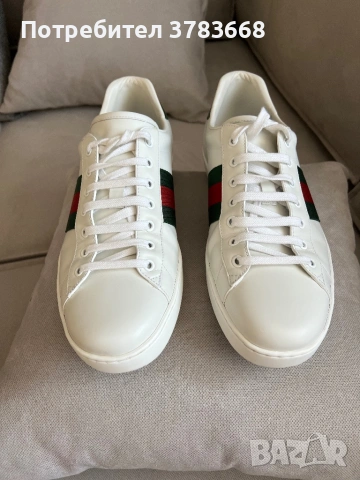 Оригинални маратонки Gucci | Размер 43, снимка 4 - Маратонки - 54569129