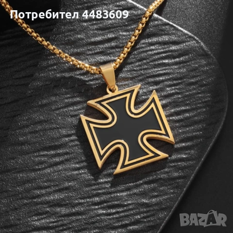 Колие Германски Кръст , снимка 3 - Колиета, медальони, синджири - 54194819