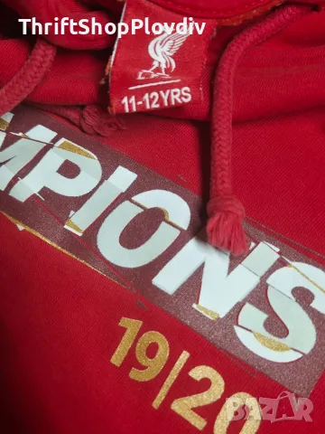 Детски суитшърт Liverpool FC Champions 19/20 (Официален фен продукт) – 11-12 год., снимка 3 - Футбол - 55425696