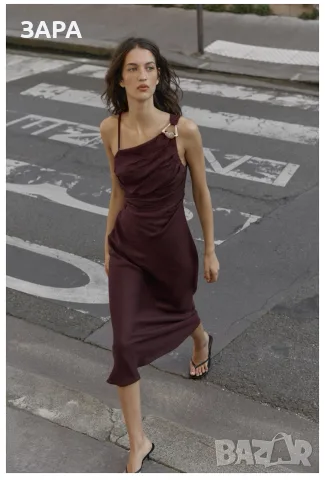 Ленена рокля Zara