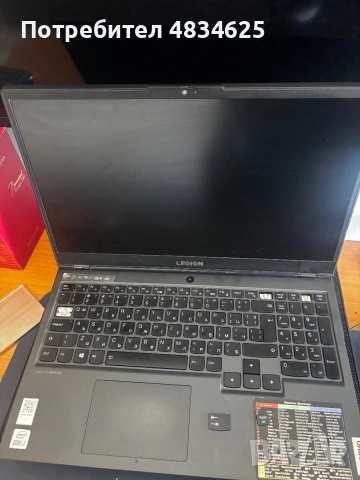 Lenovo Legion 5 работещ, снимка 2 - Лаптопи за игри - 55118638