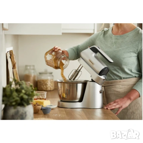 Миксер с купа KENWOOD HMP54.000SI CHEFETTE, 650 W, Купа от неръждаема стомана 3,5 л, снимка 7 - Миксери - 54750989