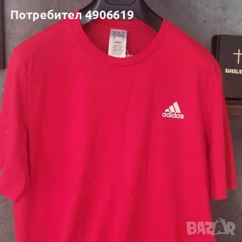 Adidas класическа червена тениска | Размер L | НОВА с етикет