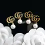 обеци от висококачествена стомана Gucci Louis Vuitton Christian Dior Yves Saint Laurent , снимка 1