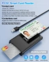 USB Smart Card Reader с NFC – четец за смарт карти, лични карти и SIM карти, снимка 7