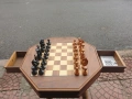 Поръчково изработен дървен шах , снимка 8