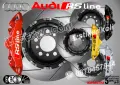 Audi RS Line надписи за капаци на спирачни апарати, снимка 1