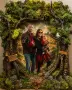 Персонализирана 3D картина с естествен мъх и природни материали, снимка 3