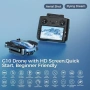 Чисто Нов Професионален GPS Дрон G10 с UHD 4K Камера EIS Дистанционно с 4.5 Инча 2K Екран Безчетков, снимка 2