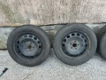 4бр. железни джанти 16" 5х112 с гуми 205/55/16 - VW, Audi, Seat, Skoda - VAG, снимка 3