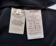 Fendi копринен топ в черно с FF лого на деколтето, снимка 8