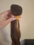 Екстеншън / треса от естествена коса, снимка 2