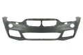 Предна броня M-Technic с дюзи за фарове за BMW X1 BLIC, снимка 1