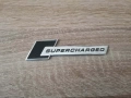 черен стикер Supercharged , снимка 1