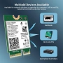 WiFi 7 Wireless Card Intel BE200 NGW Bluetooth 5.4 5800Mbps M.2/NGFF, снимка 6