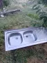 двойна мивка от алпака, снимка 1